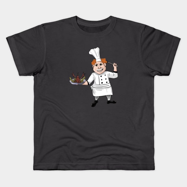 The mad Chef Kids T-Shirt by Сelery